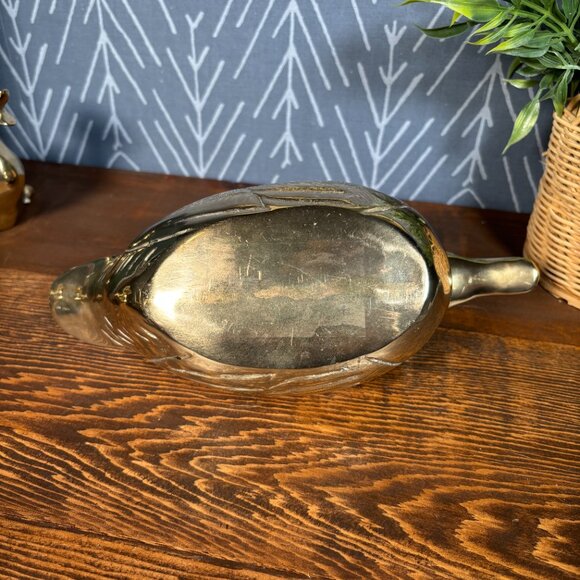 Vintage Brass Duck Family Set Mother Duck and Baby Ducks Figurine - Picture 9 of 17